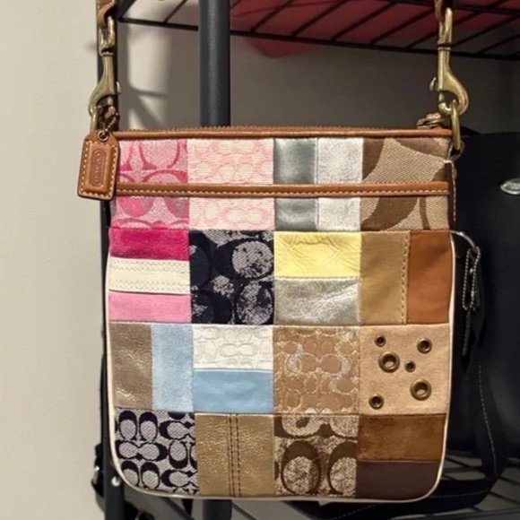COACH NWOT Patchwork Crossbody - Picture 1 of 11